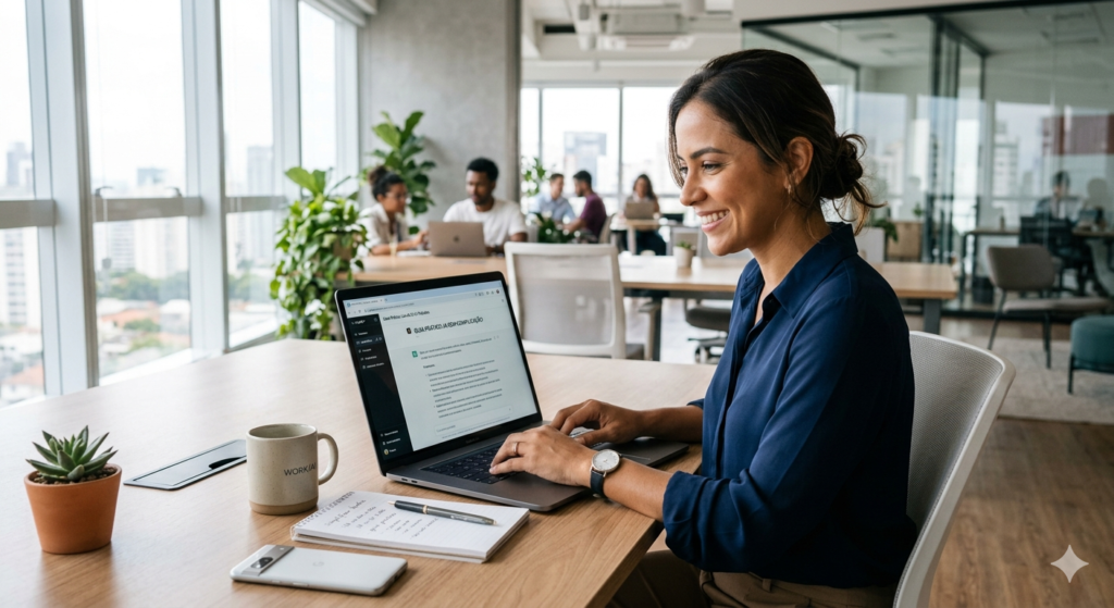 como usar ia no trabalho sem complicação guia prático