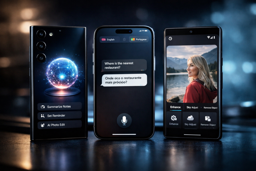 celulares com ia valem a pena em composição premium com smartphones modernos