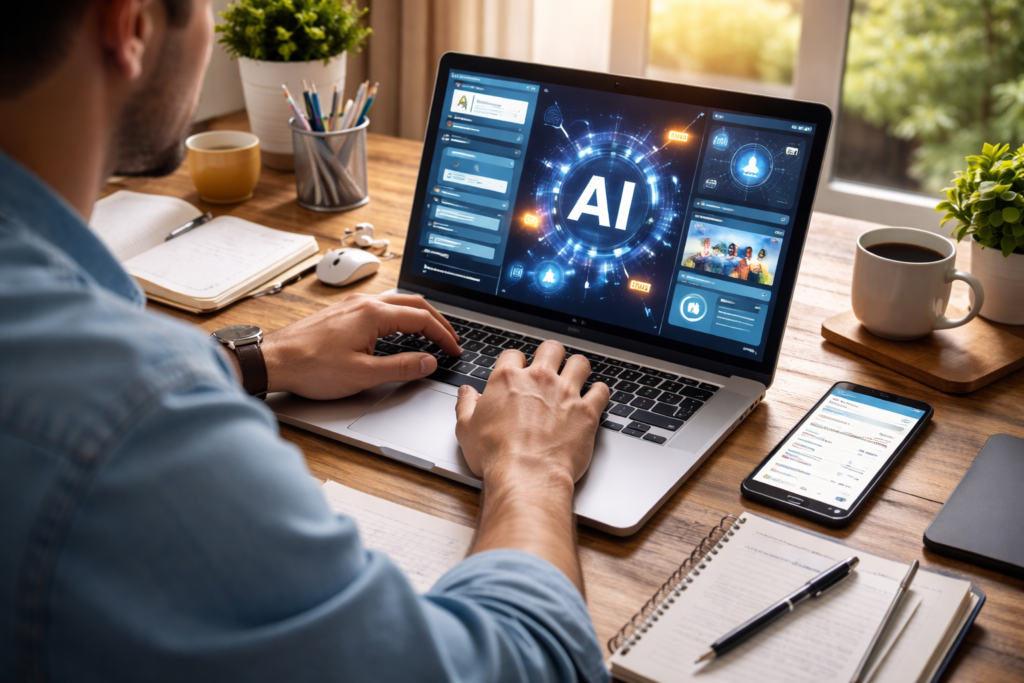 como ganhar dinheiro com ia usando ferramentas digitais no dia a dia