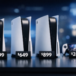 novos preços do ps5 em comparação visual entre versões do console